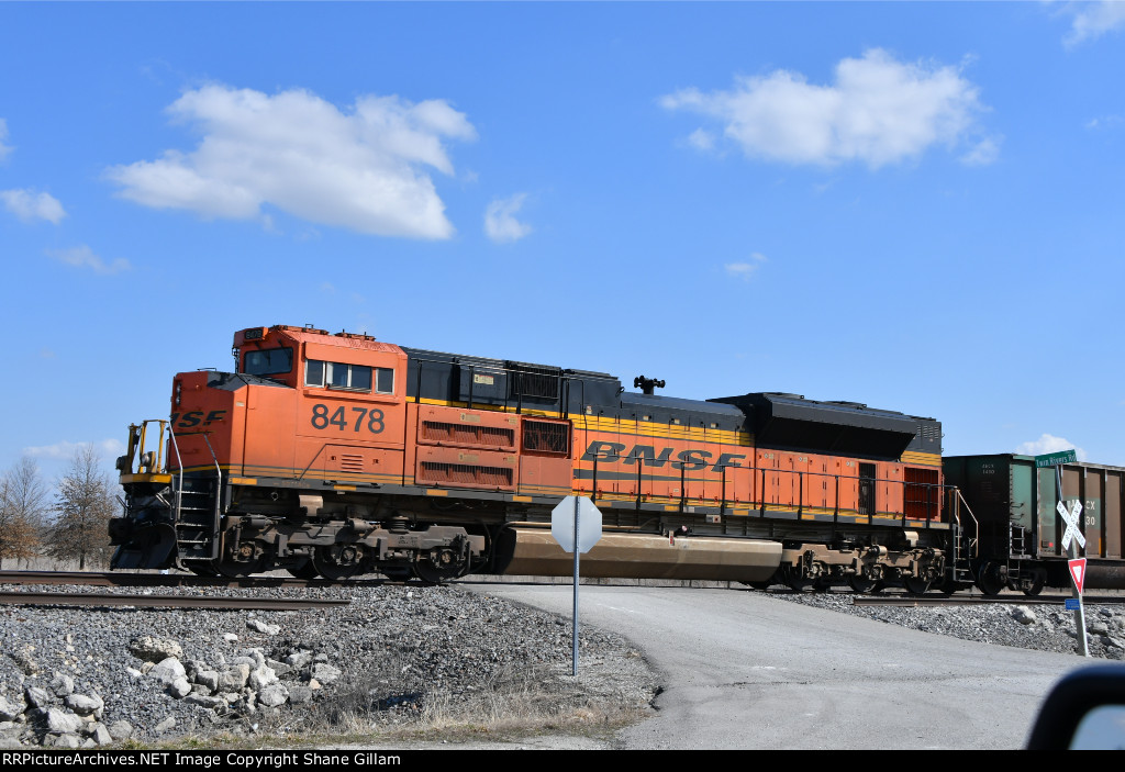 BNSF 8478 Roster shot.